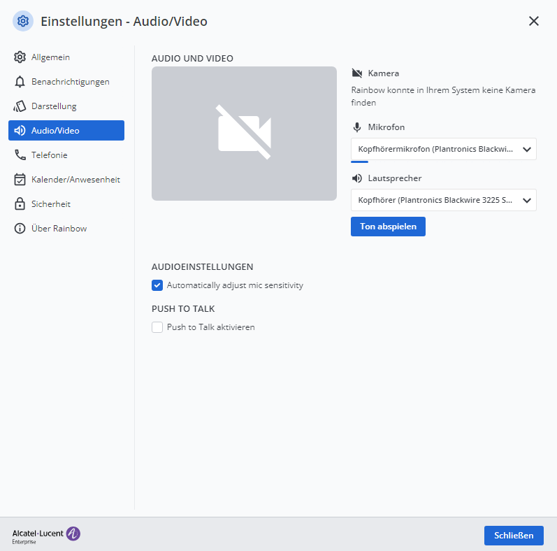 Rainbow_Audiokonfiguration